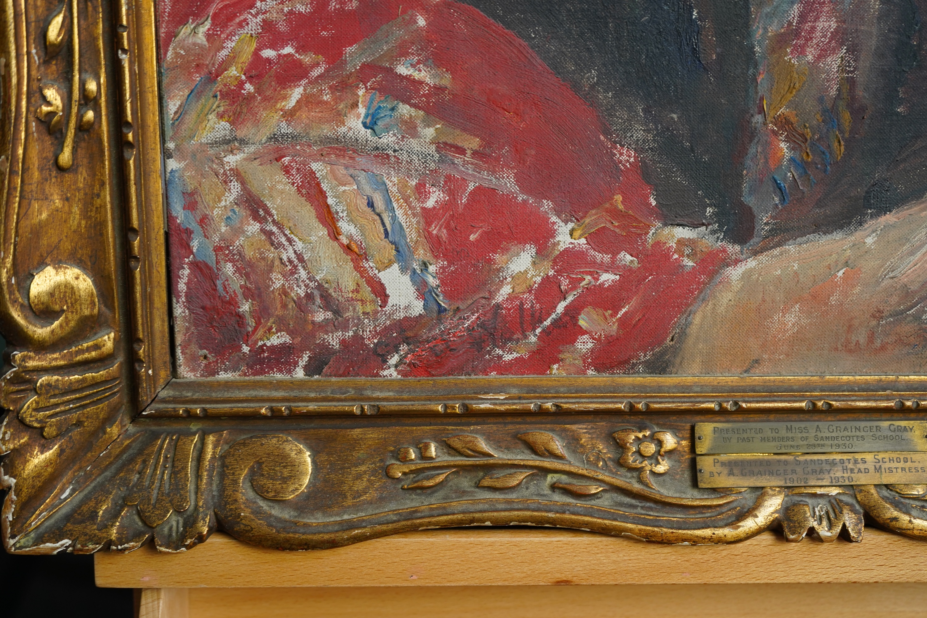 Dame Ethel Walker, 1861-1951, 'Miss A Grainger Gray, Head Mistress, Sandecotes School, Parkstone, Poole'